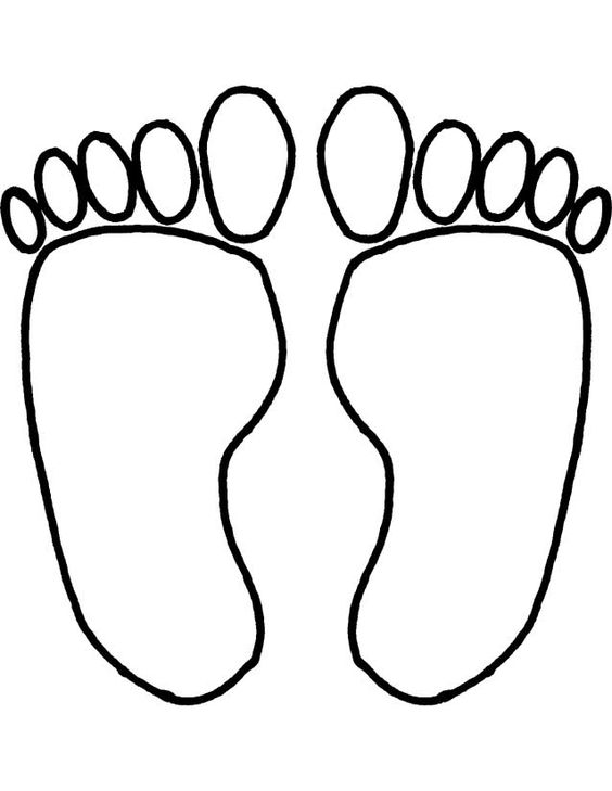 Explore nature through art with footprints coloring pages