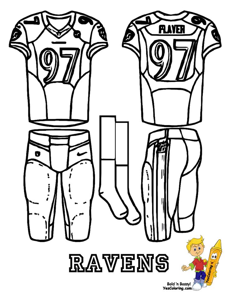 Enter for attack afc nfl uniform prtables at yescolorg football colorg pages colorg pages free colorg pages