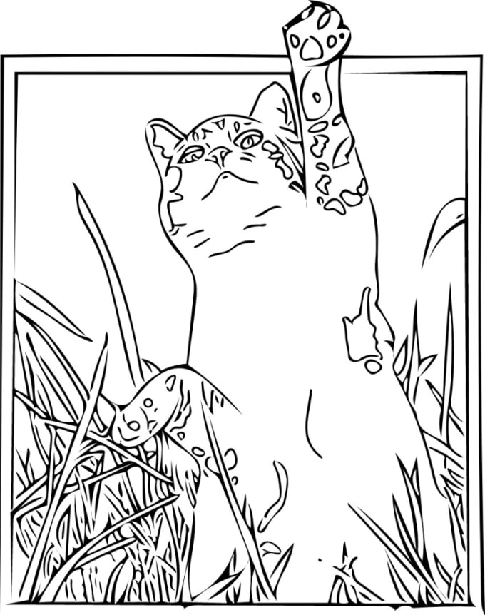 Create custom unique coloring book line art images for mercial use by terrilynmerkley