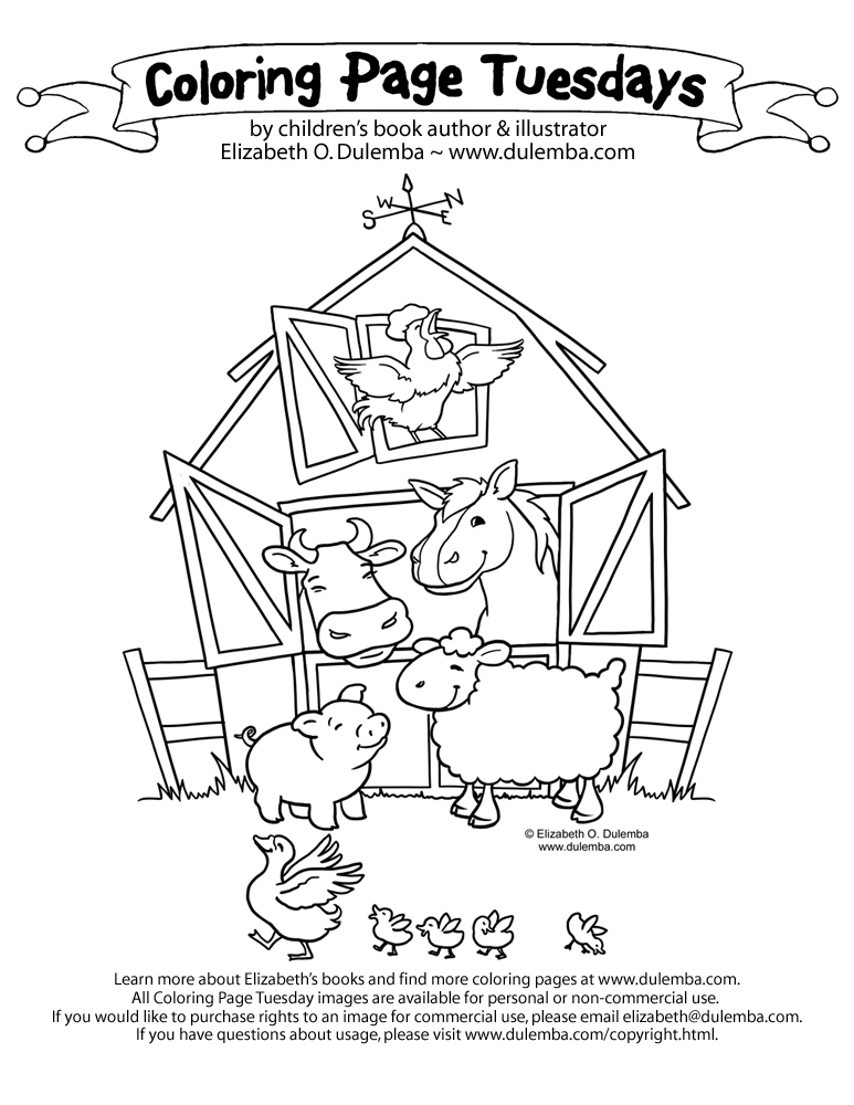Coloring page tuesday