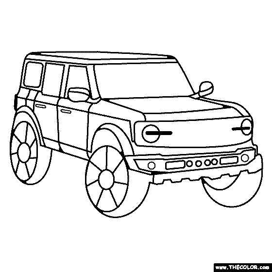 Ford bronco coloring page bronco ford bronco ford bronco truck