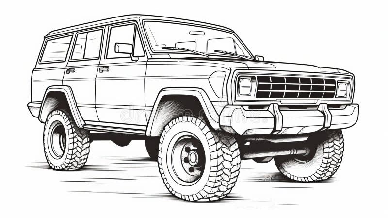 Ford bronco stock illustrations â ford bronco stock illustrations vectors clipart