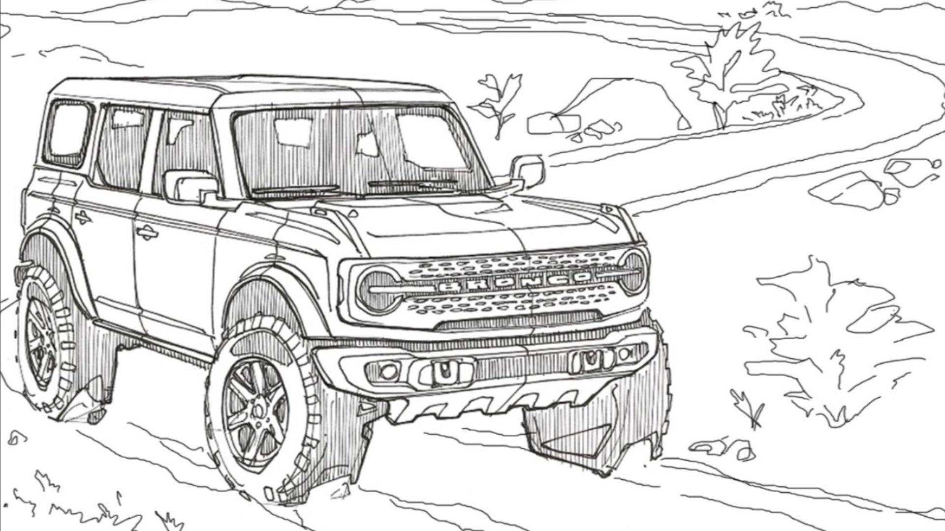 Keep the kids busy and yourself too with these ford bronco and f