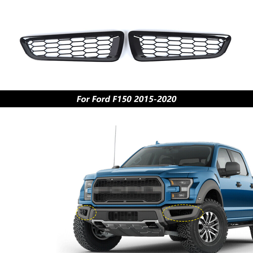 Honeyb front bumper bottom fog lamp cover trim for ford f