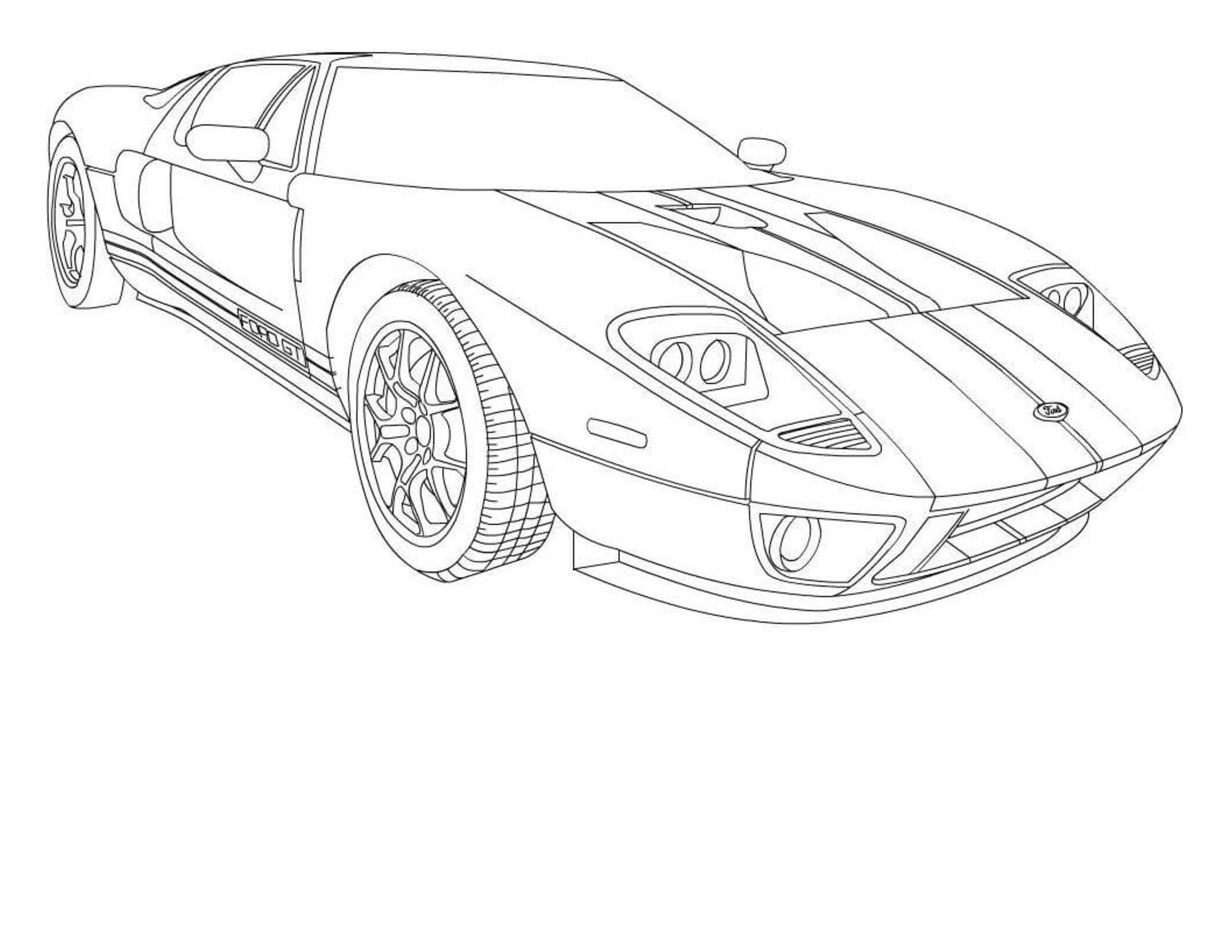 Ford cars coloring book