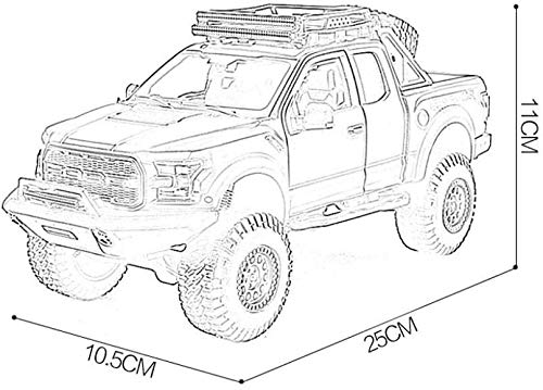 Car model model car ford f raptor suv suv pickup truck simulation die