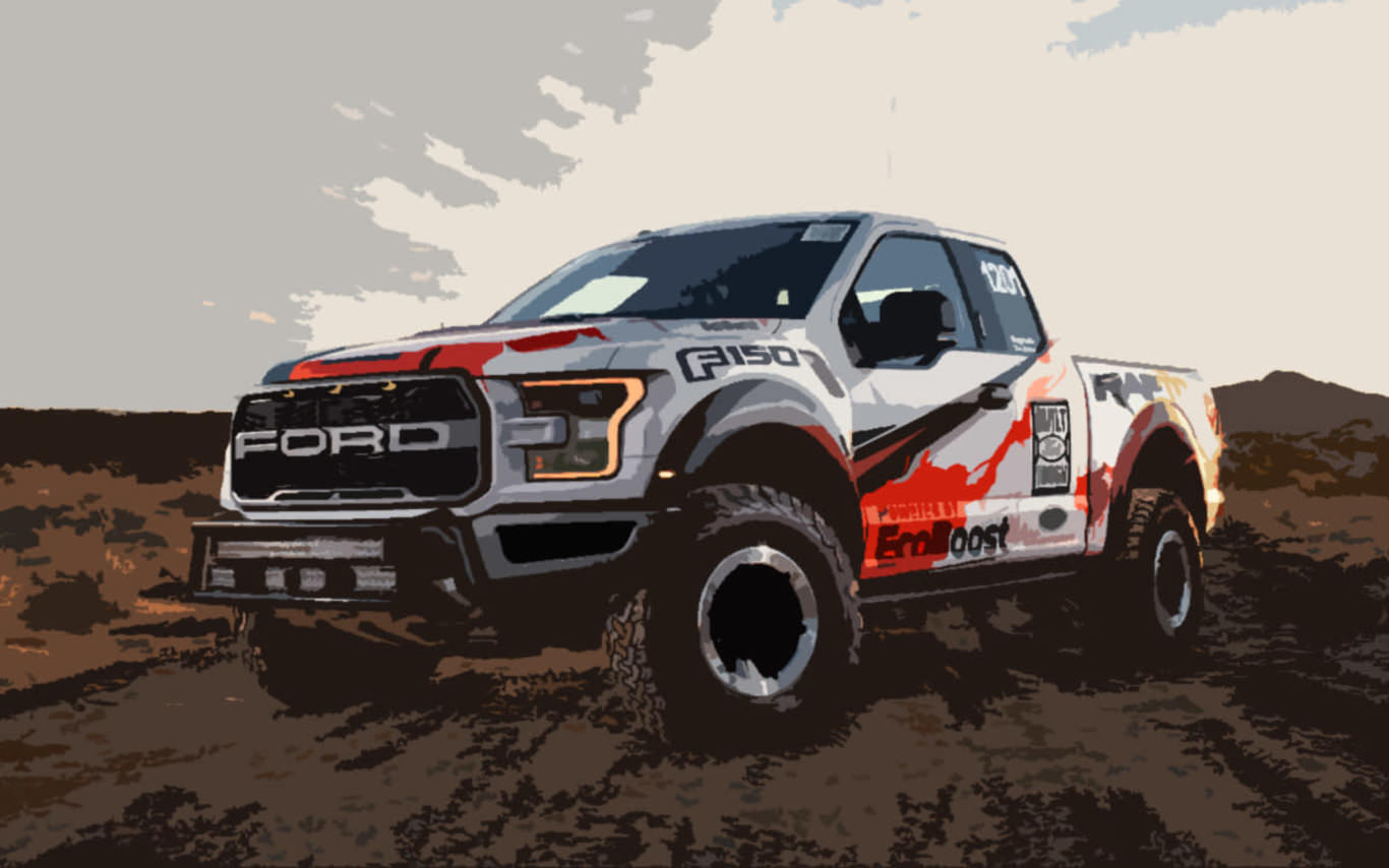 Ford raptor stars in its own colouring book