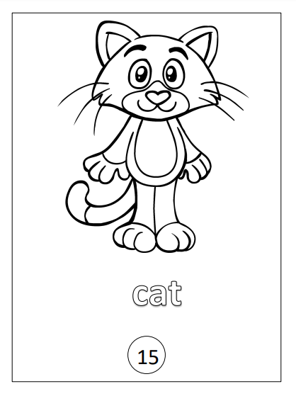 Woodland animals coloring pages