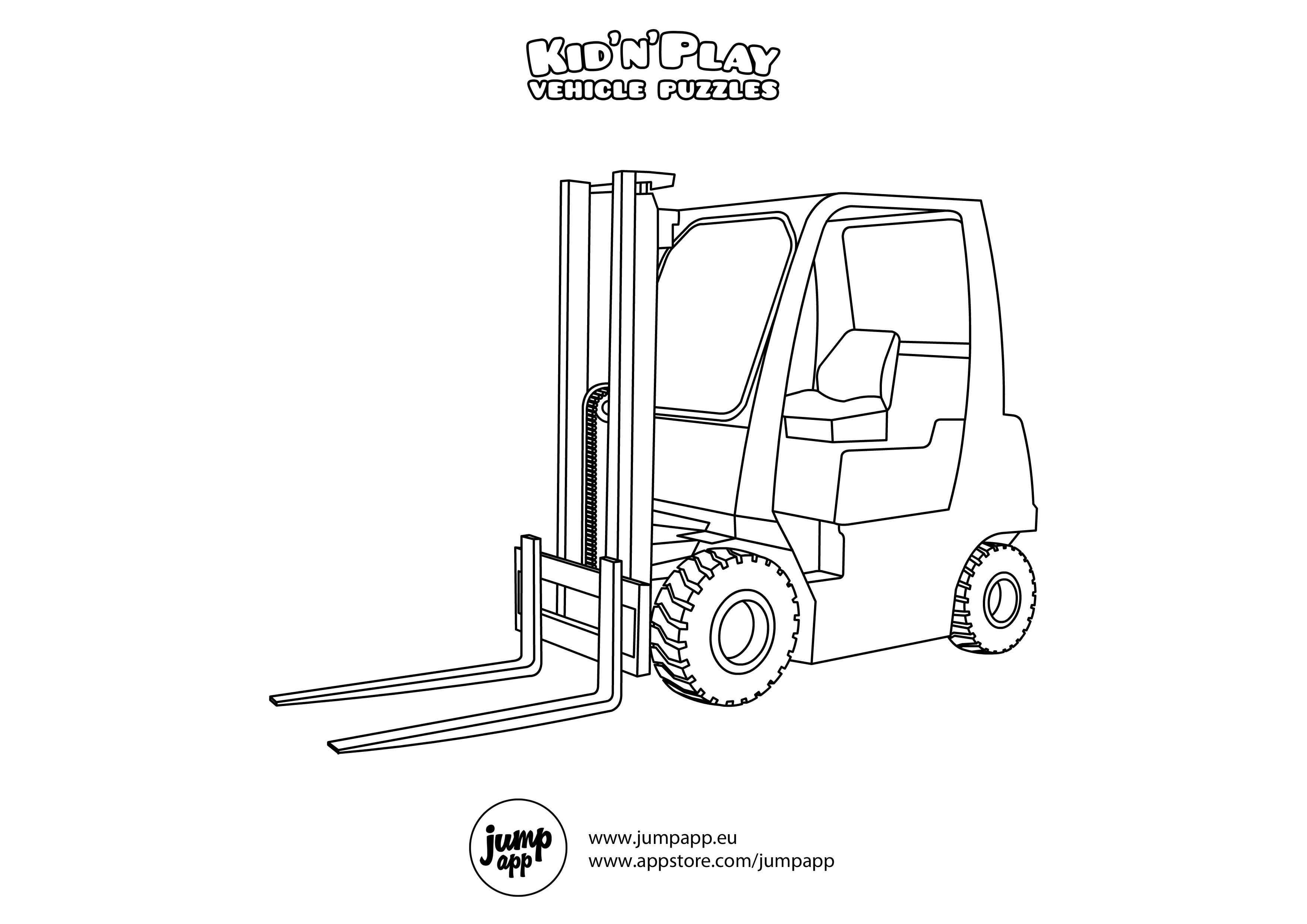 Forklift coloring pages school coloring pages coloring pages inspirational