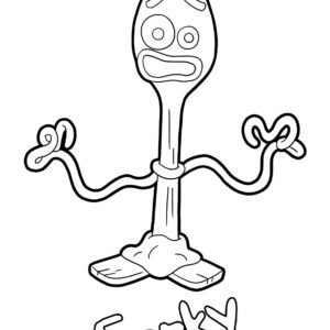 Forky coloring pages printable for free download