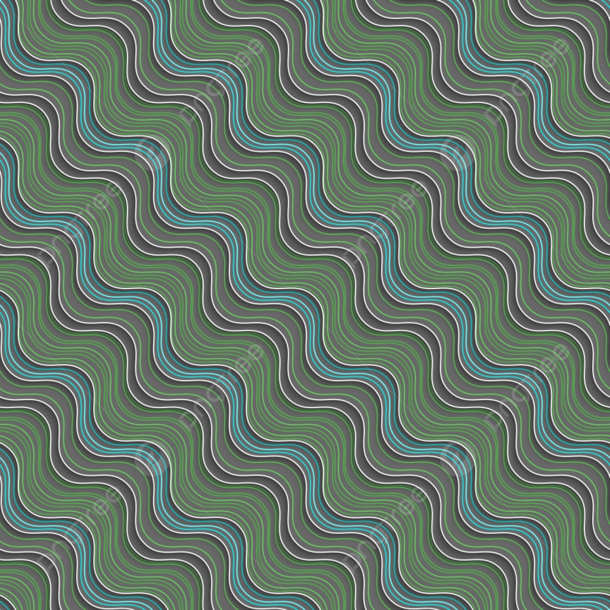 Fondo abstracto sin costuras de formas d con sombra realista y efecto de corte de papel verde loseta cultivable imagen de fondo para dcarga gratuita