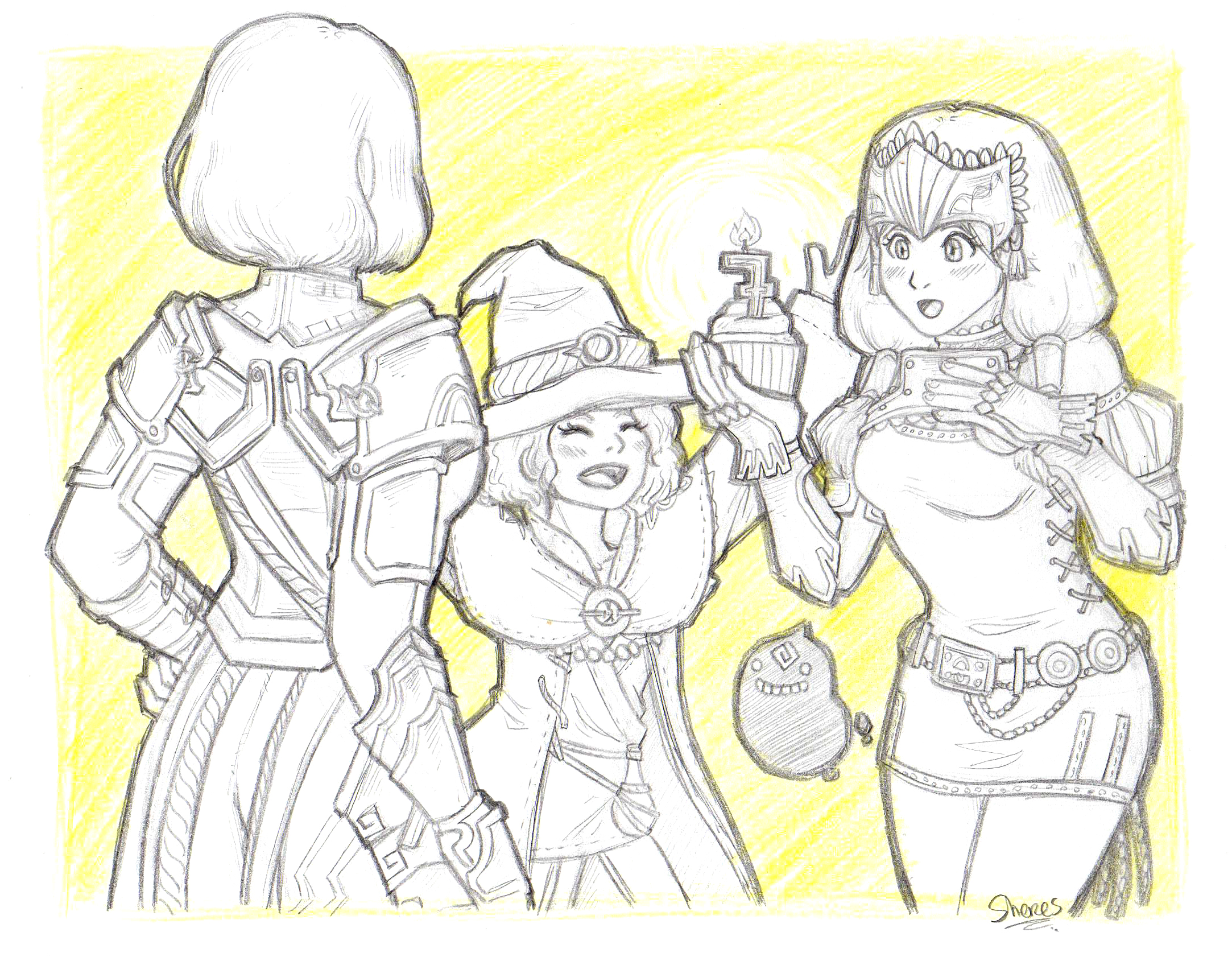 Fan art happy th anniversary bdo black desert naeu