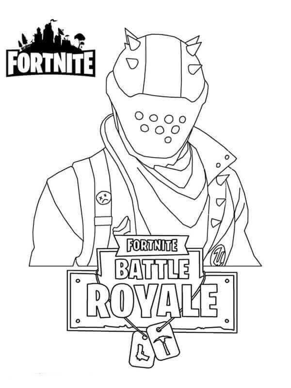 Fortnite coloring pages pdf for kids