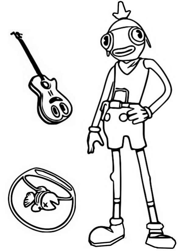 Coloring pages fornite season cubed