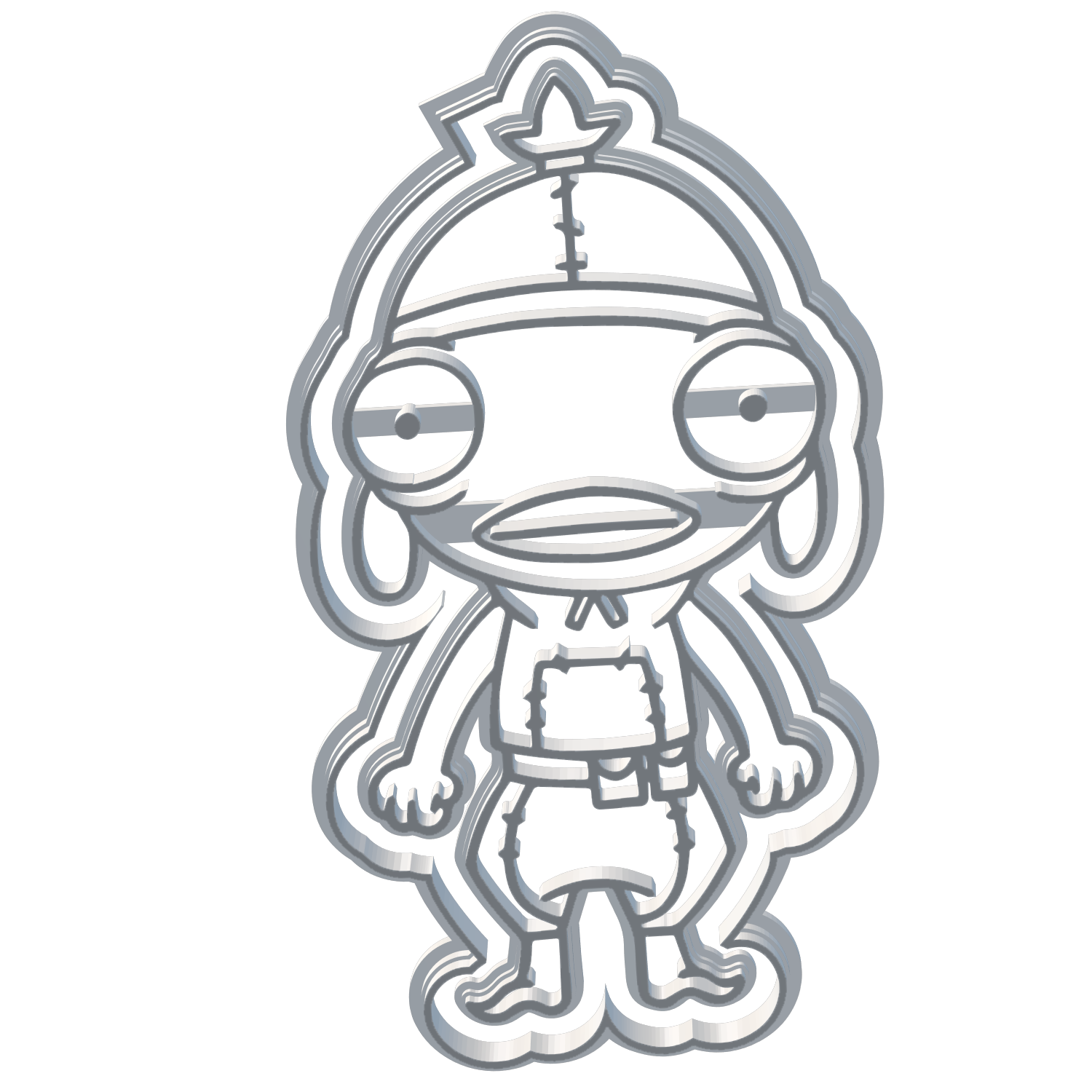 Stl file fortnite fishtick cookie cutter premium ðªãdesign to download and d printãcults