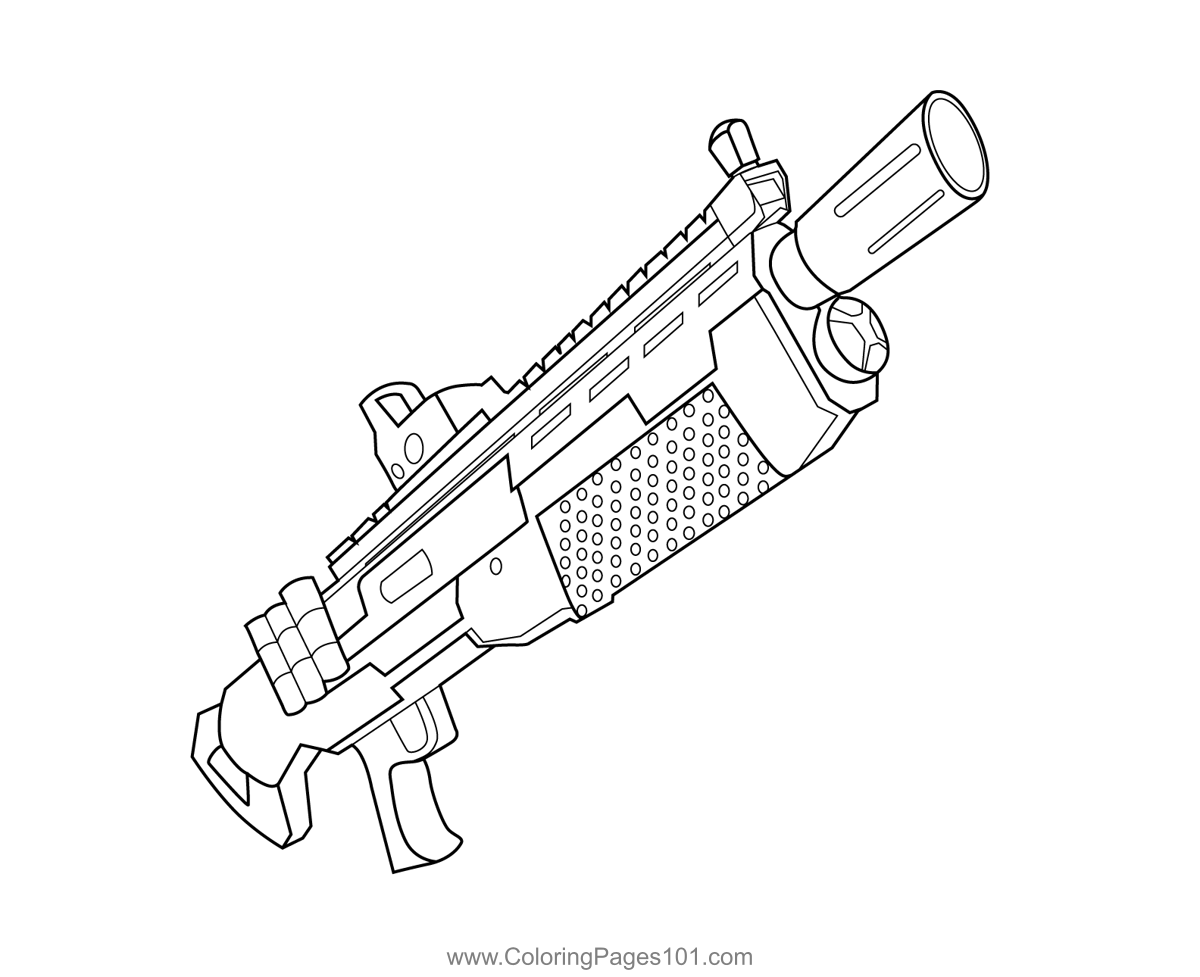 Heavy shotgun fortnite coloring page bunny coloring pages cartoon coloring pages fortnite
