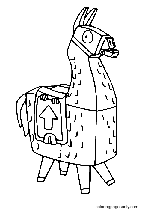 Llama coloring pages printable for free download