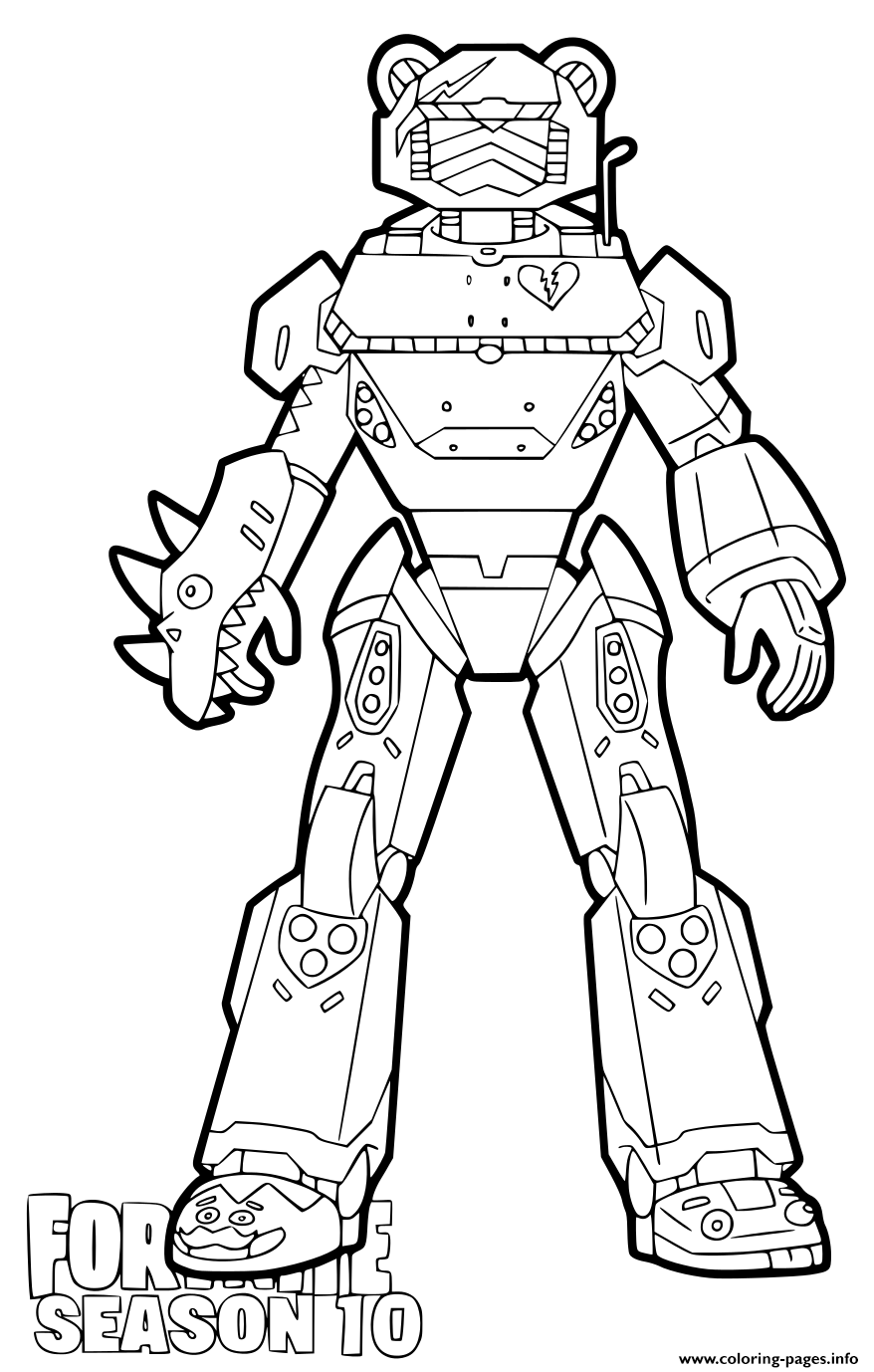 Prt mecha team leader fortnite season colorg pages colorg pages for boys colorg pages colorg for kids