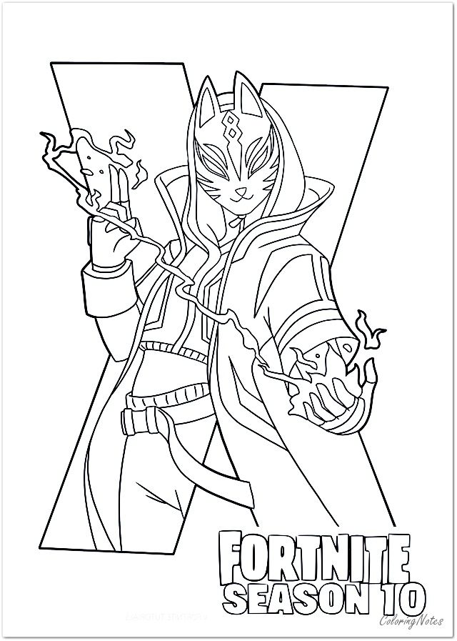 Fortnite coloring pag season coloring pag coloring pag for boys coloring pag for kids