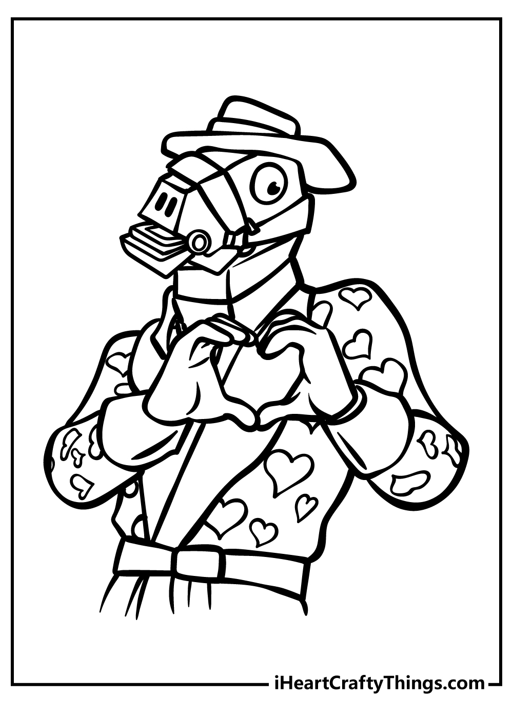 Fortnite coloring pages free printables