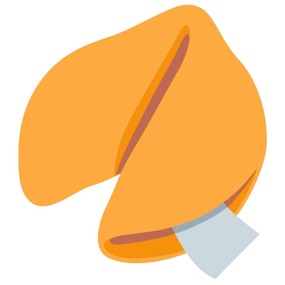 Fortune cookie emoji color codes