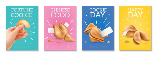 Hundred cracked fortune cookie royalty