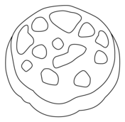 Fortune cookie emoji coloring page free printable coloring pages