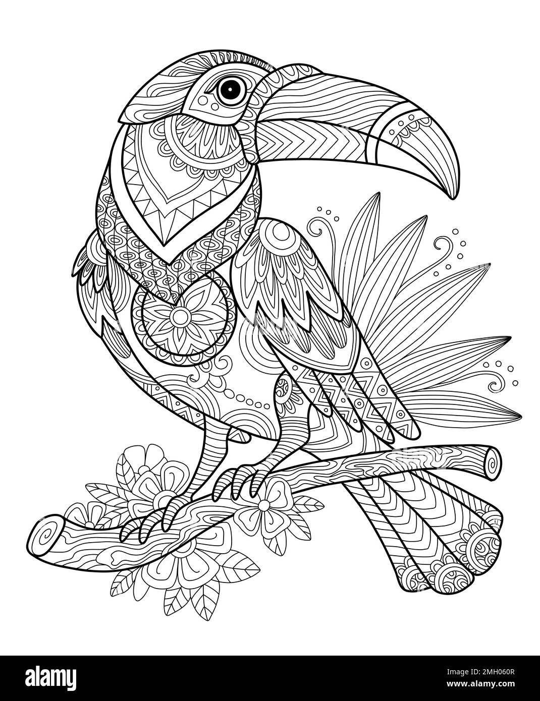 Doodle toucan hi