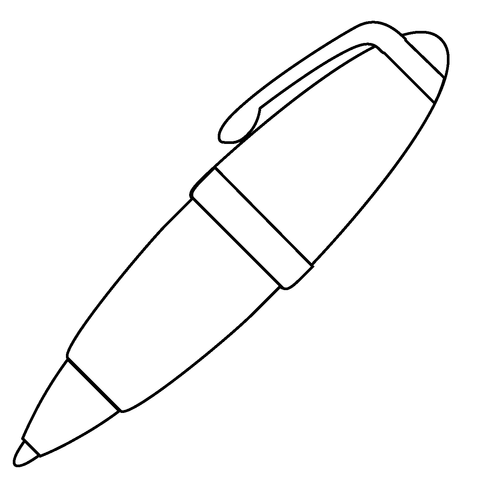 Pen emoji coloring page free printable coloring pages