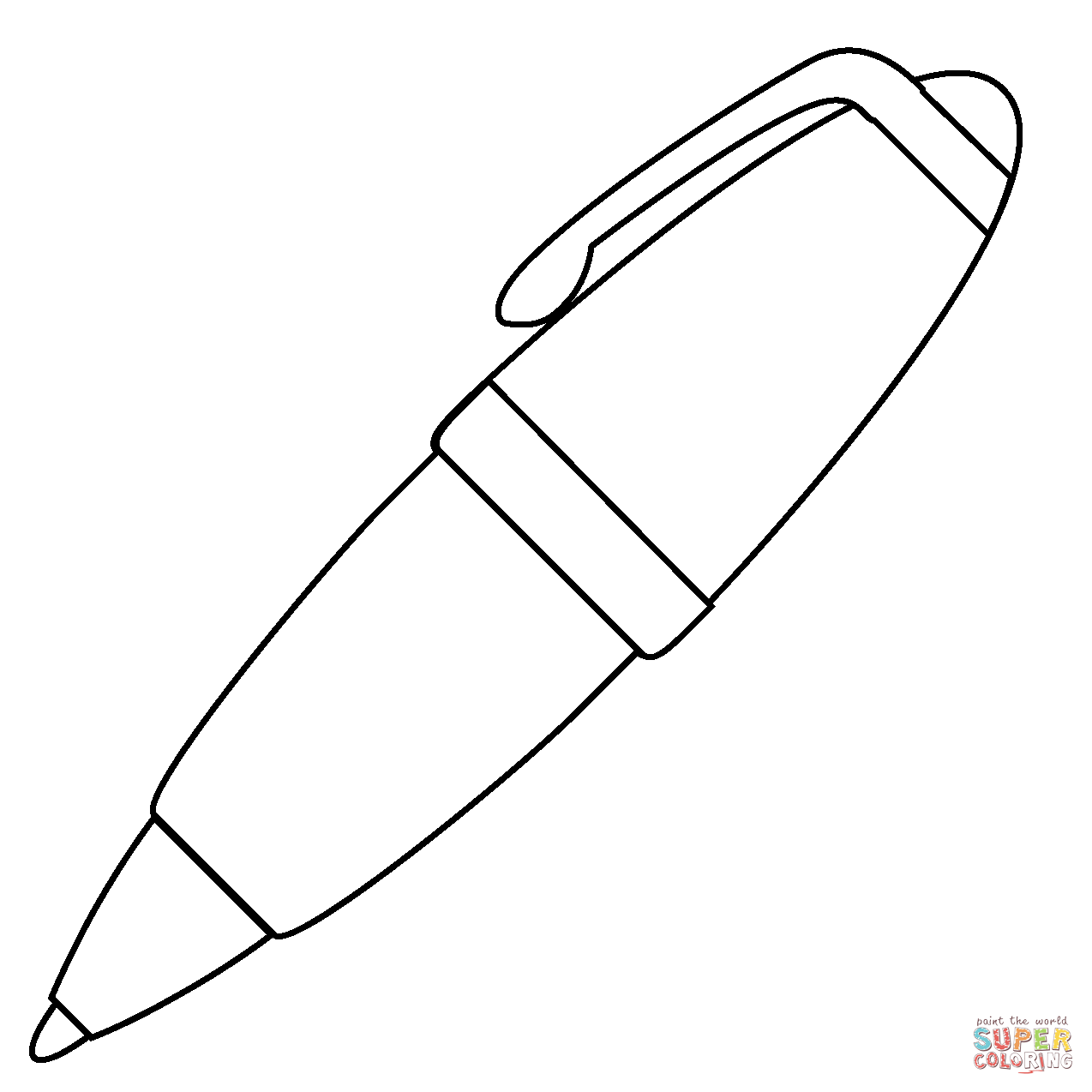 Pen emoji coloring page free printable coloring pages