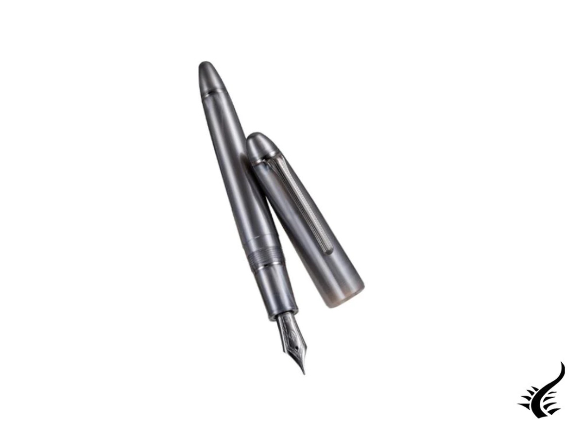 Sailor ringless metallic simply gray fountain pen