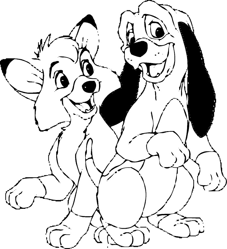 Basset hound coloring pages