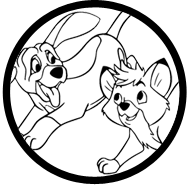 Disneys the fox and the hound coloring pages