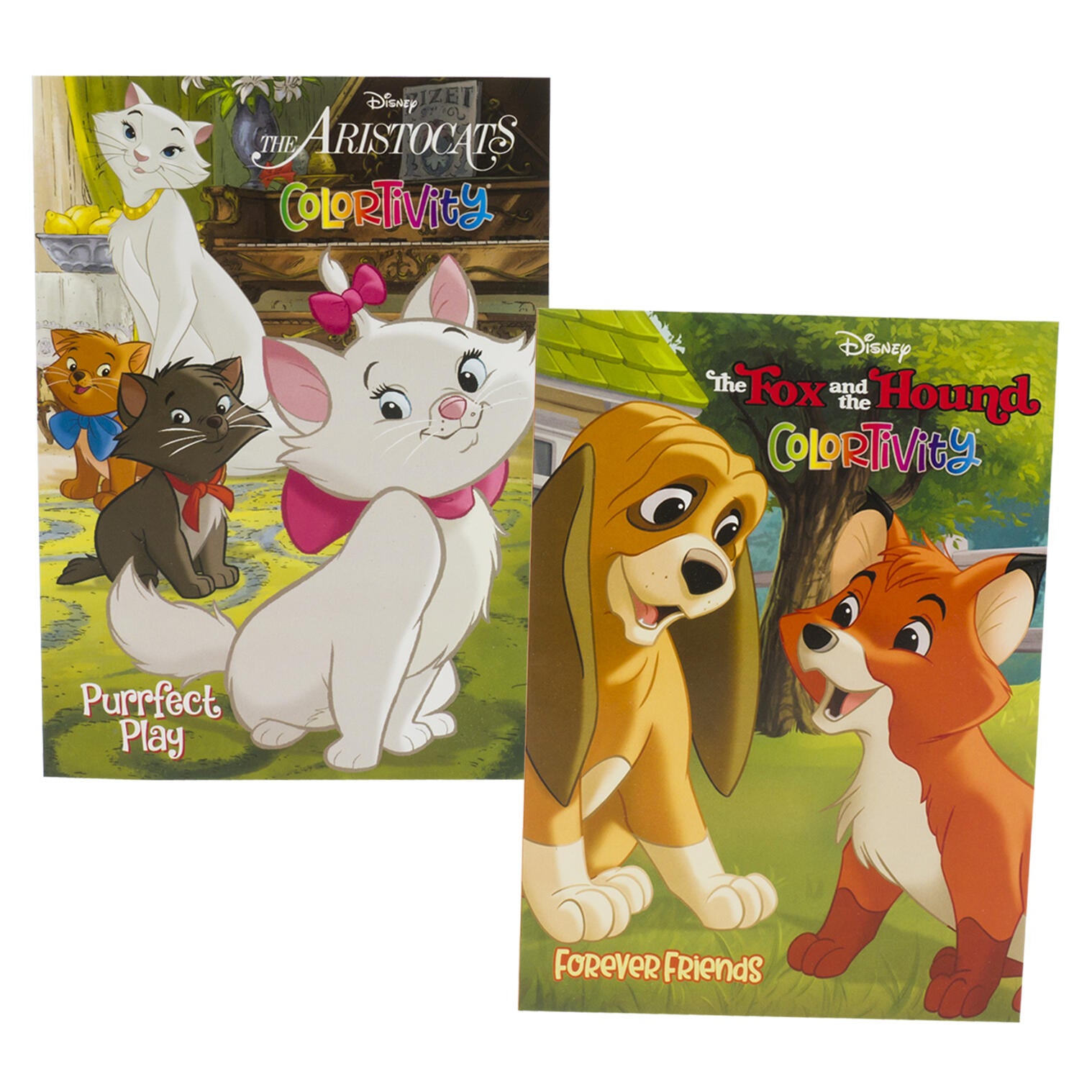 Fox and the hound aristocats coloring book â my magical disney shopper
