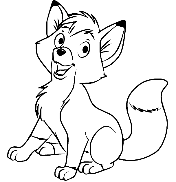 Fox and the hound coloring pages printable for free download