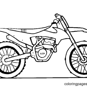 Dirt bike coloring pages printable for free download