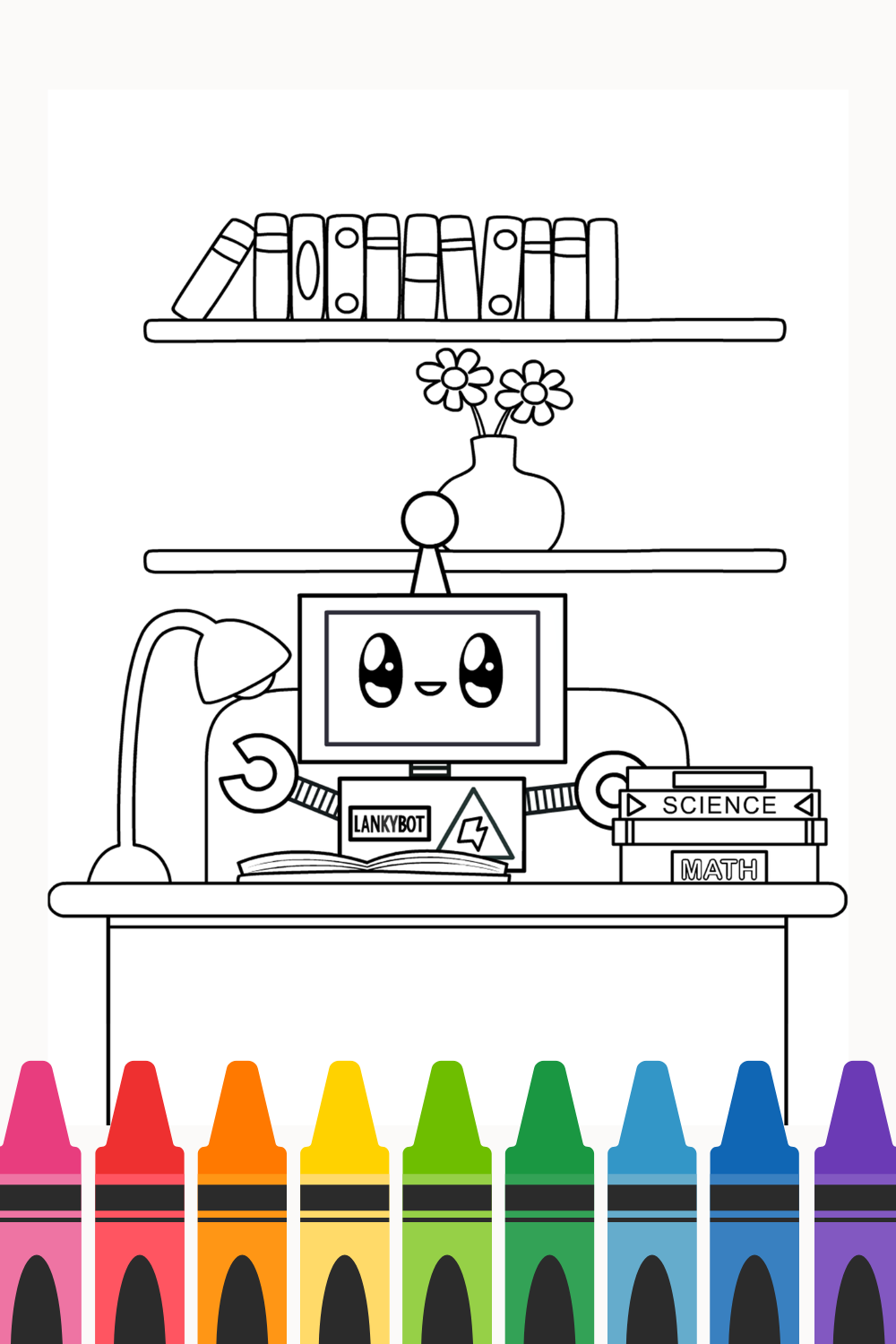 Lankybot coloring page â lankybox shop