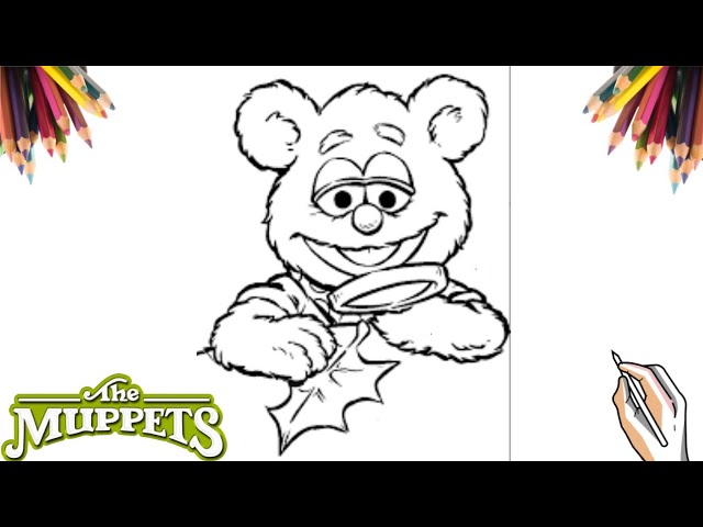 Coo desenhar o urso fozzie how to draw fozzie bear the uppets