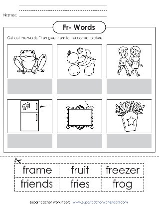 Consonant blend fr