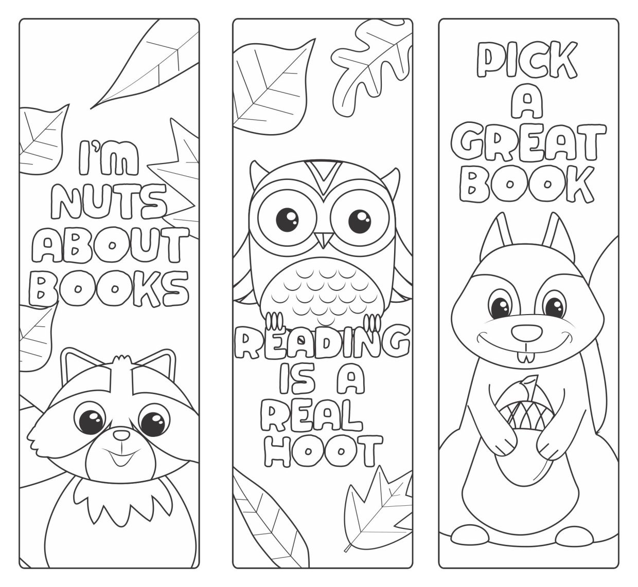 Engage in fun and creativity with bookmark coloring pages