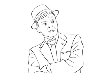 Frank sinatra coloring picture by stevens social studies tpt