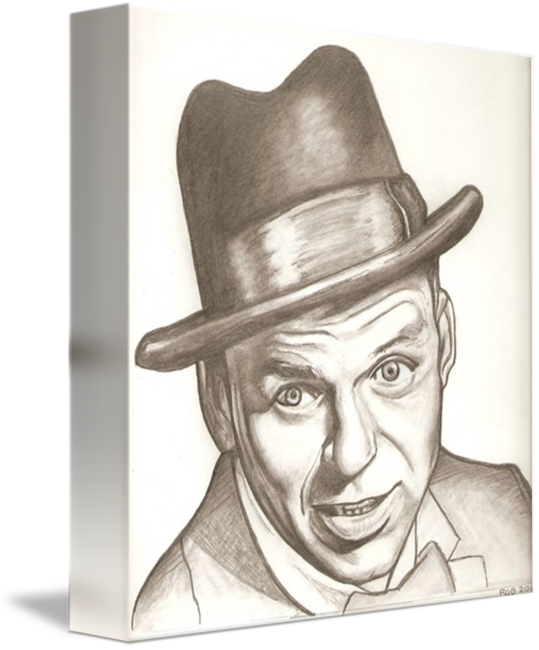 Frank sinatra drawing by rob crandall