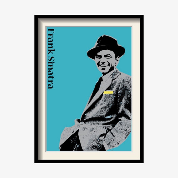 Unique frank sinatra poster music poster music art limited edition