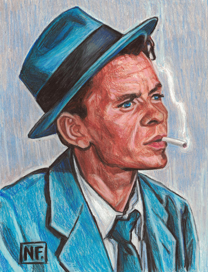 Frank sinatra drawing by neil feigeles