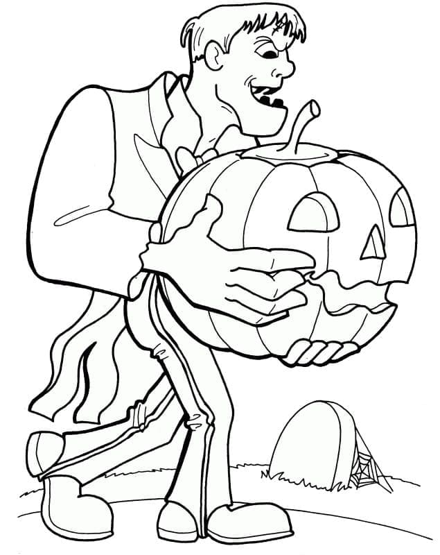 Frankenstein coloring pages