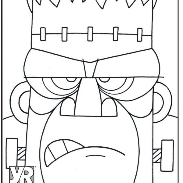 Frankensteins monster coloring page