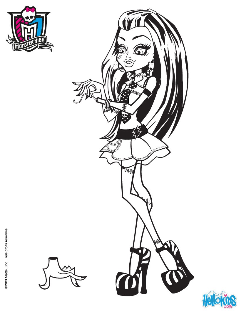 Frankie steins dislocated hand coloring pages