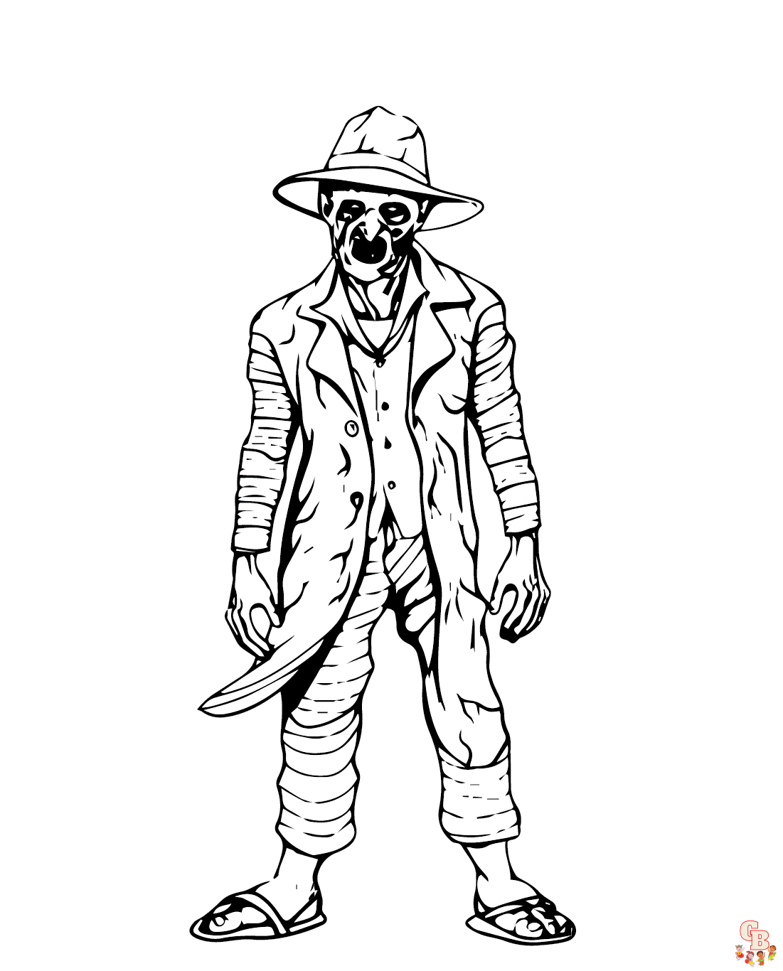 Printable freddy krueger coloring pages free for kids and adults