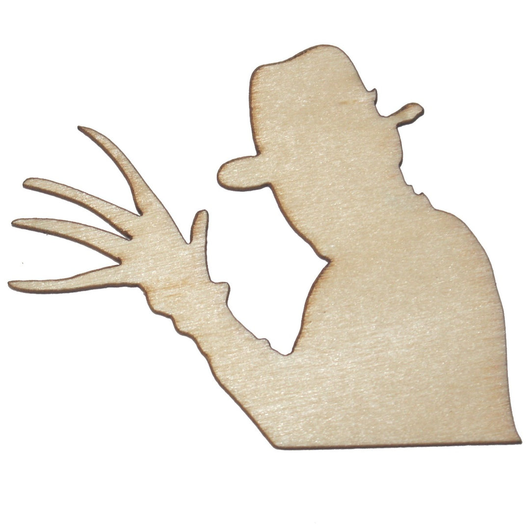 Freddy krueger laser cut wood shapes â glitter lambs