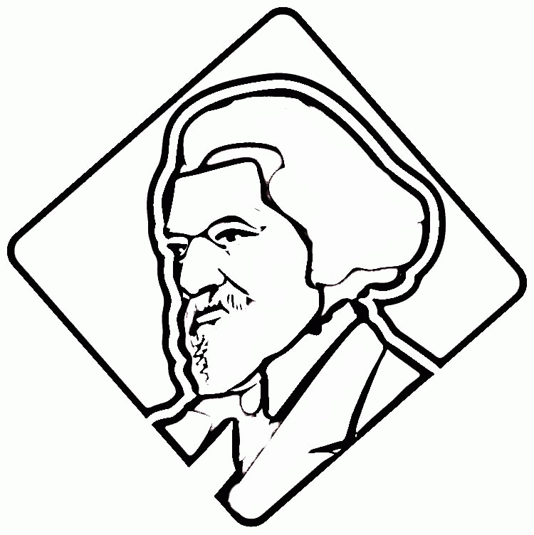 Frederick douglass easy drawings
